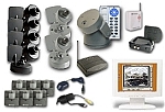 PC/TV/WEB 6 Camera Surveillance System