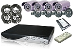 4 Security Camera DVR System